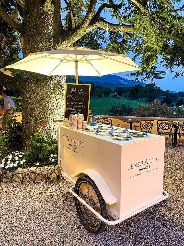 Eiswagen - Hochzeit am Gardasee in der Villa