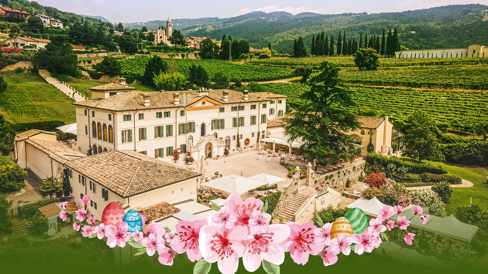Pranzo di Pasqua al lago di garda in villa cariola